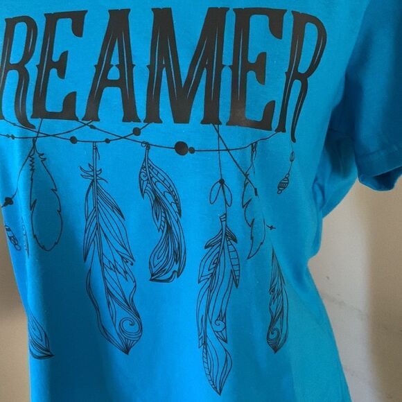 NWOT Dreamer boho dream catcher short sleeve Gildan T-shirt various sizes - Picture 4 of 8